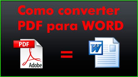 converter pdf para word gratis